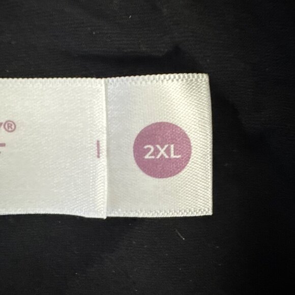 CURVEEZ Women's Plus 2XL Second Skin Hip Hugger Bodysuit Under Bust Black NWT - Picture 7 of 16